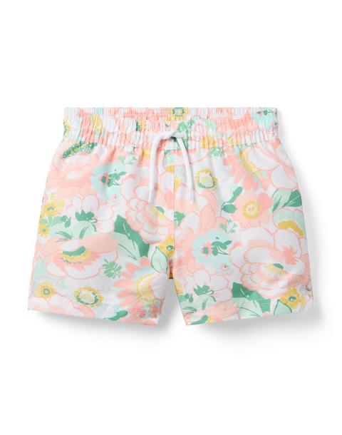 Recycled Floral Swim Trunk