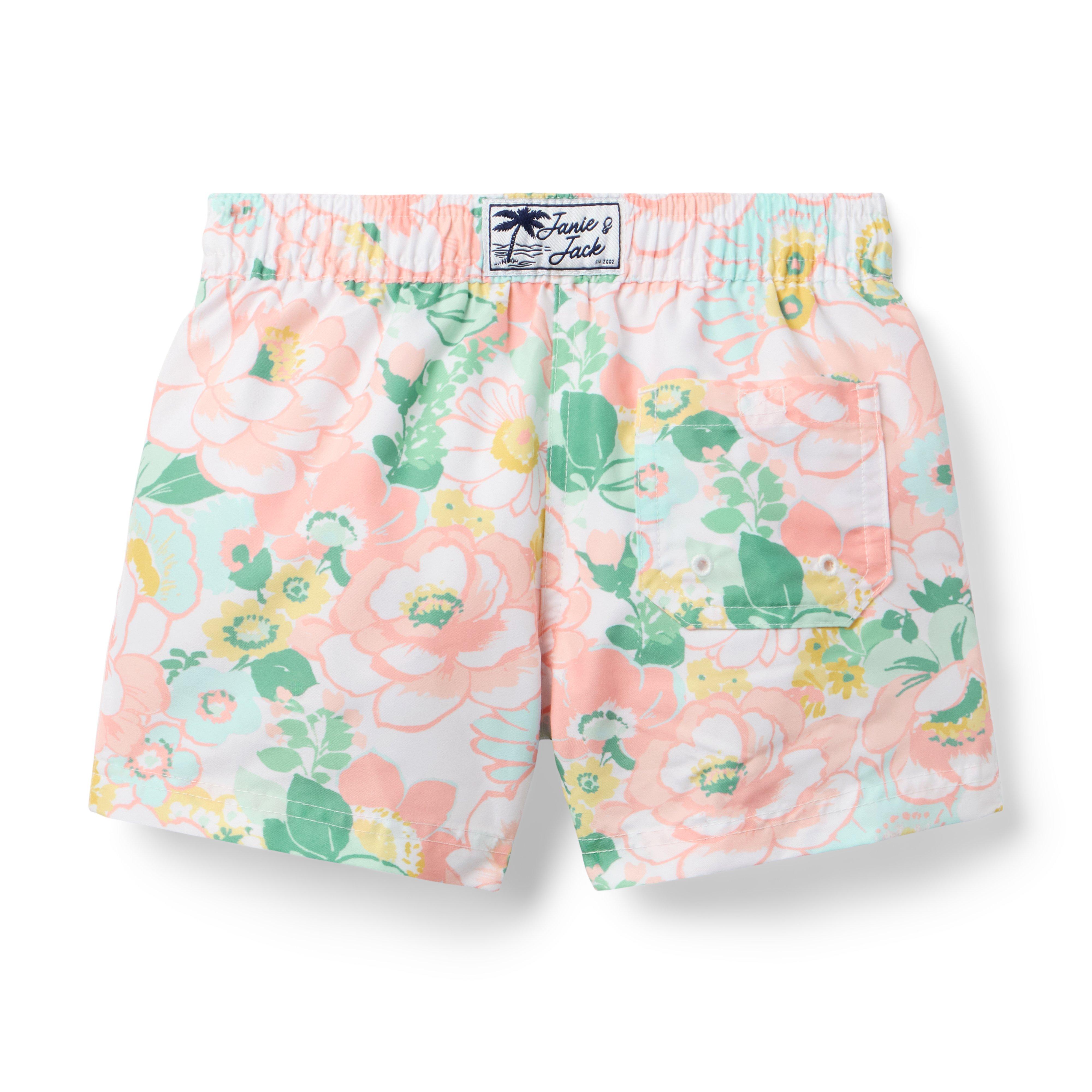 Recycled Floral Swim Trunk image number 1