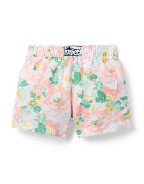 Recycled Floral Swim Trunk