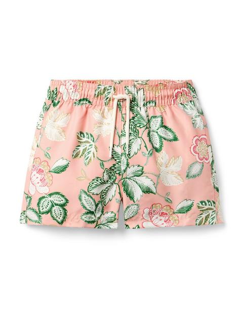 Recycled Floral Swim Trunk