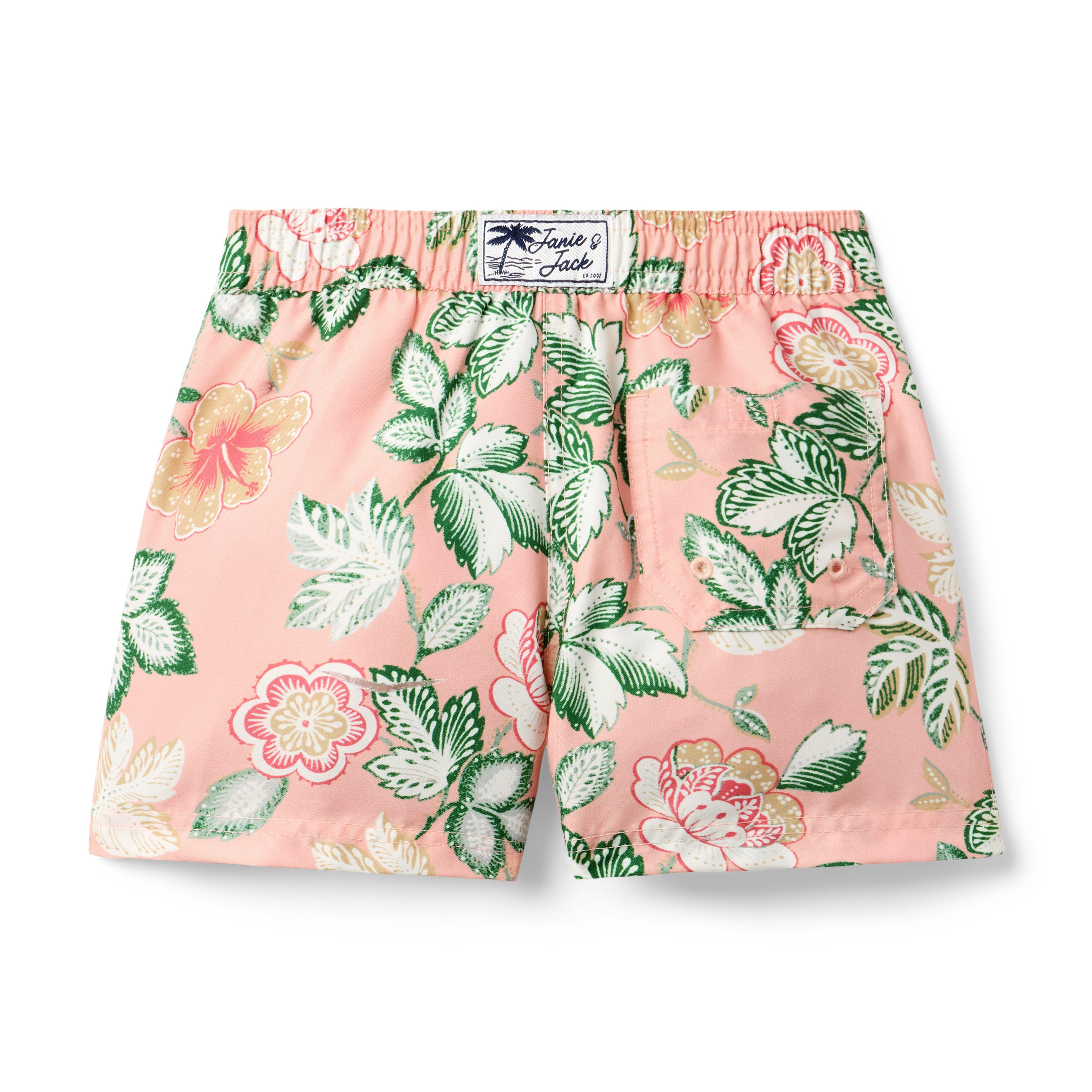 Recycled Floral Swim Trunk image number 1