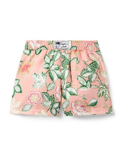Recycled Floral Swim Trunk