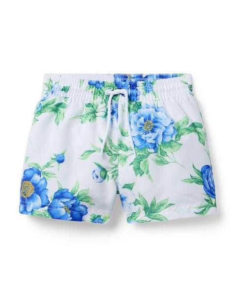Recycled Floral Swim Trunk