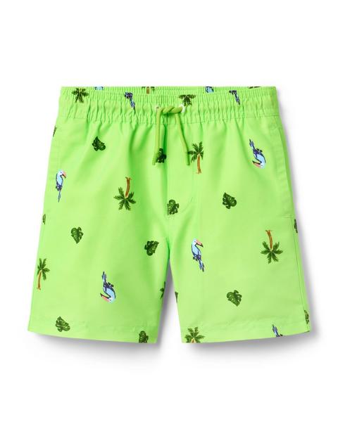 Recycled Tropical Icon Swim Trunk