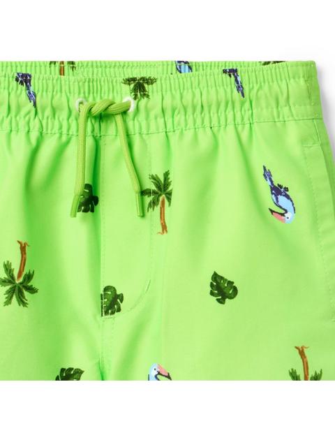 Recycled Tropical Icon Swim Trunk