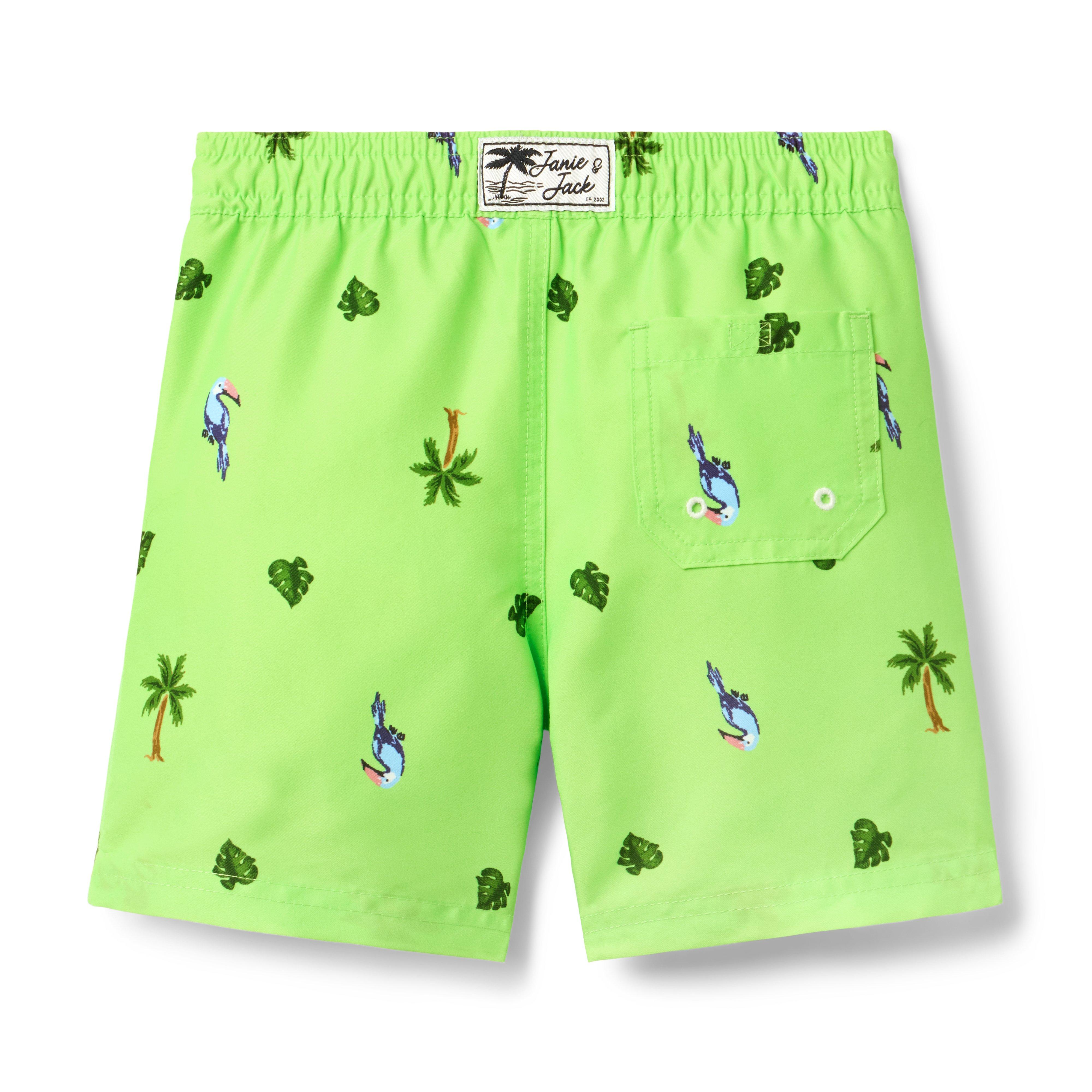 Recycled Tropical Icon Swim Trunk image number 2