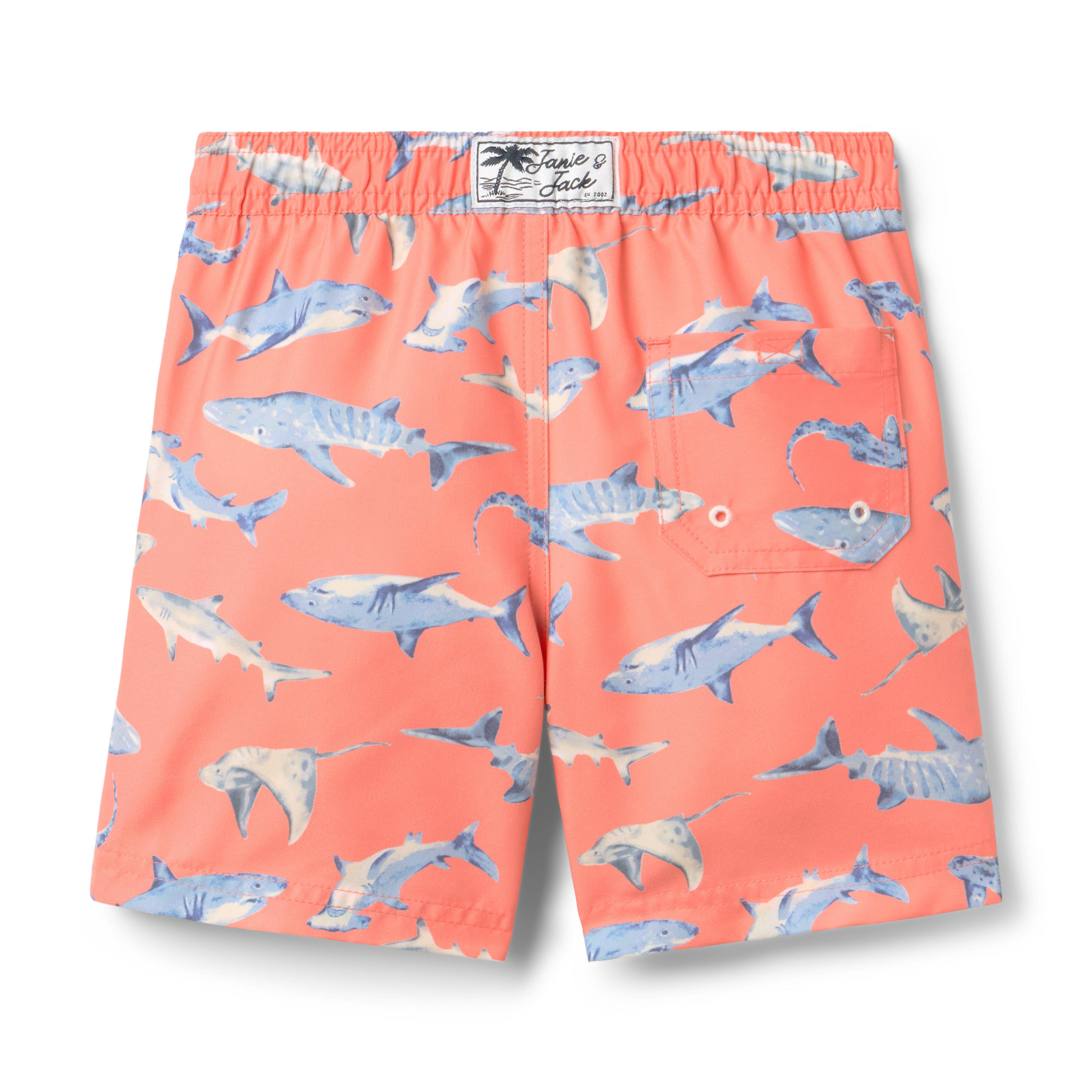 Recycled Shark Swim Trunk image number 2