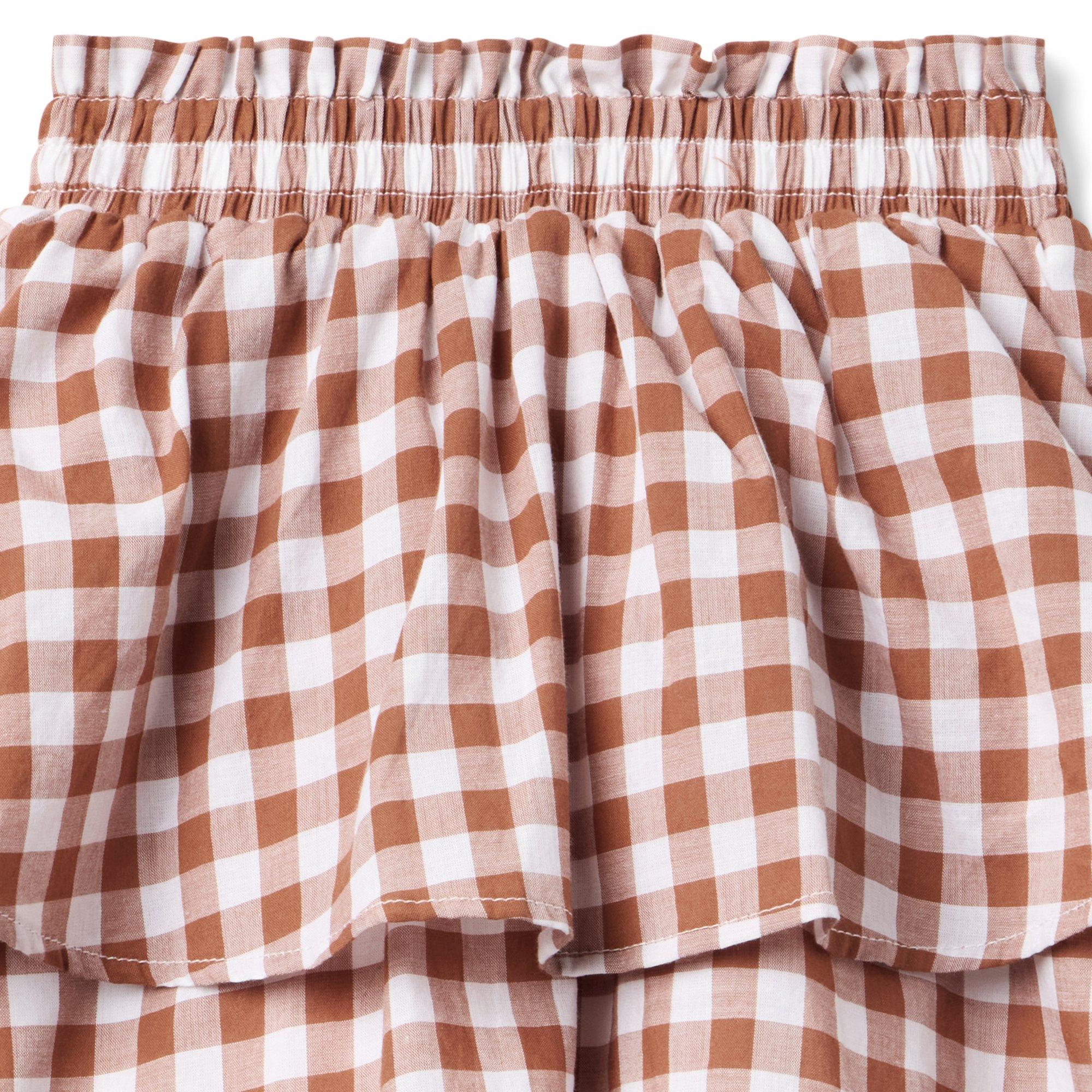 Gingham Tiered Skirt image number 2