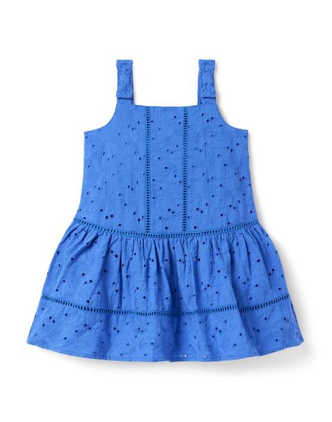 Eyelet Dropwaist Dress