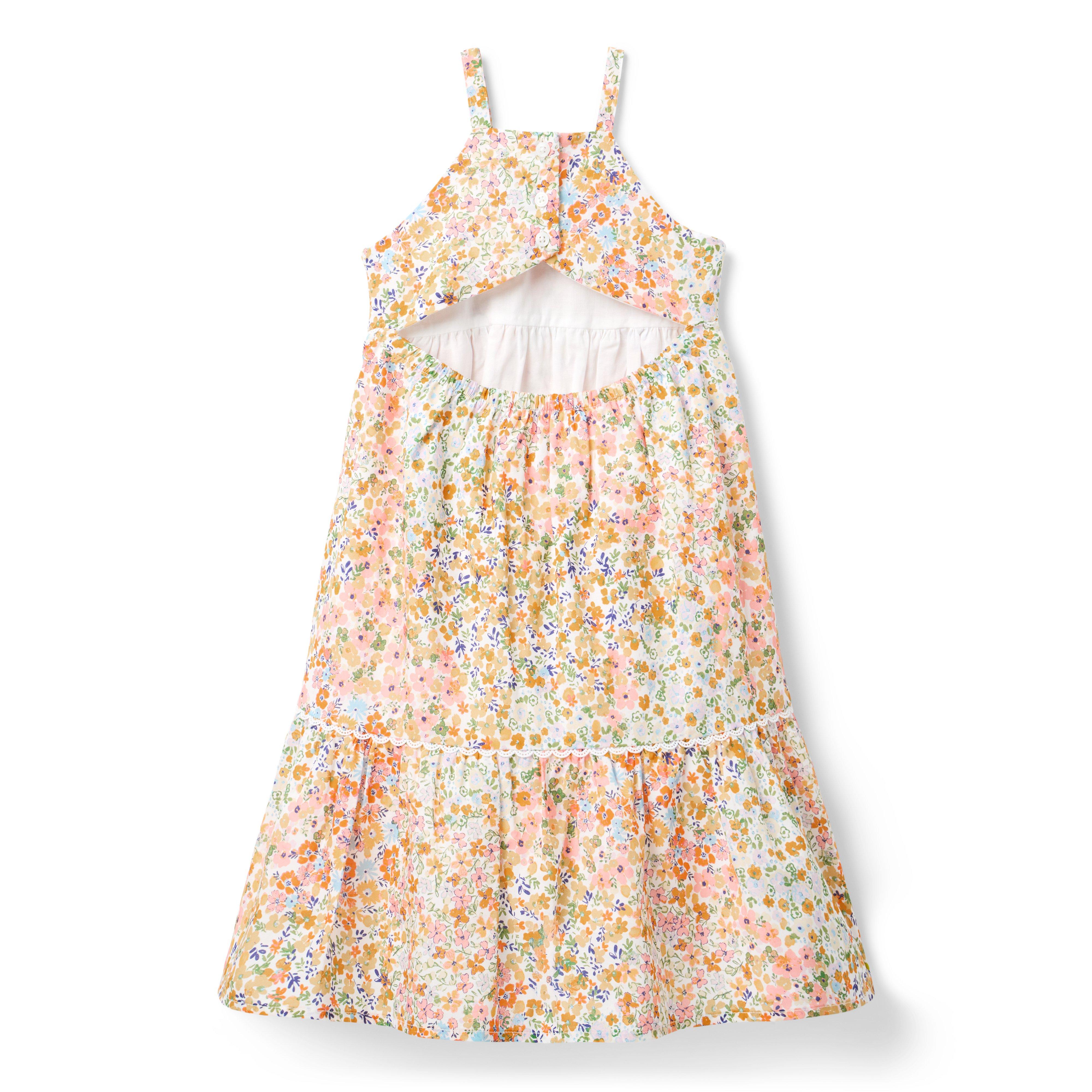 Floral Halter Midi Dress image number 2