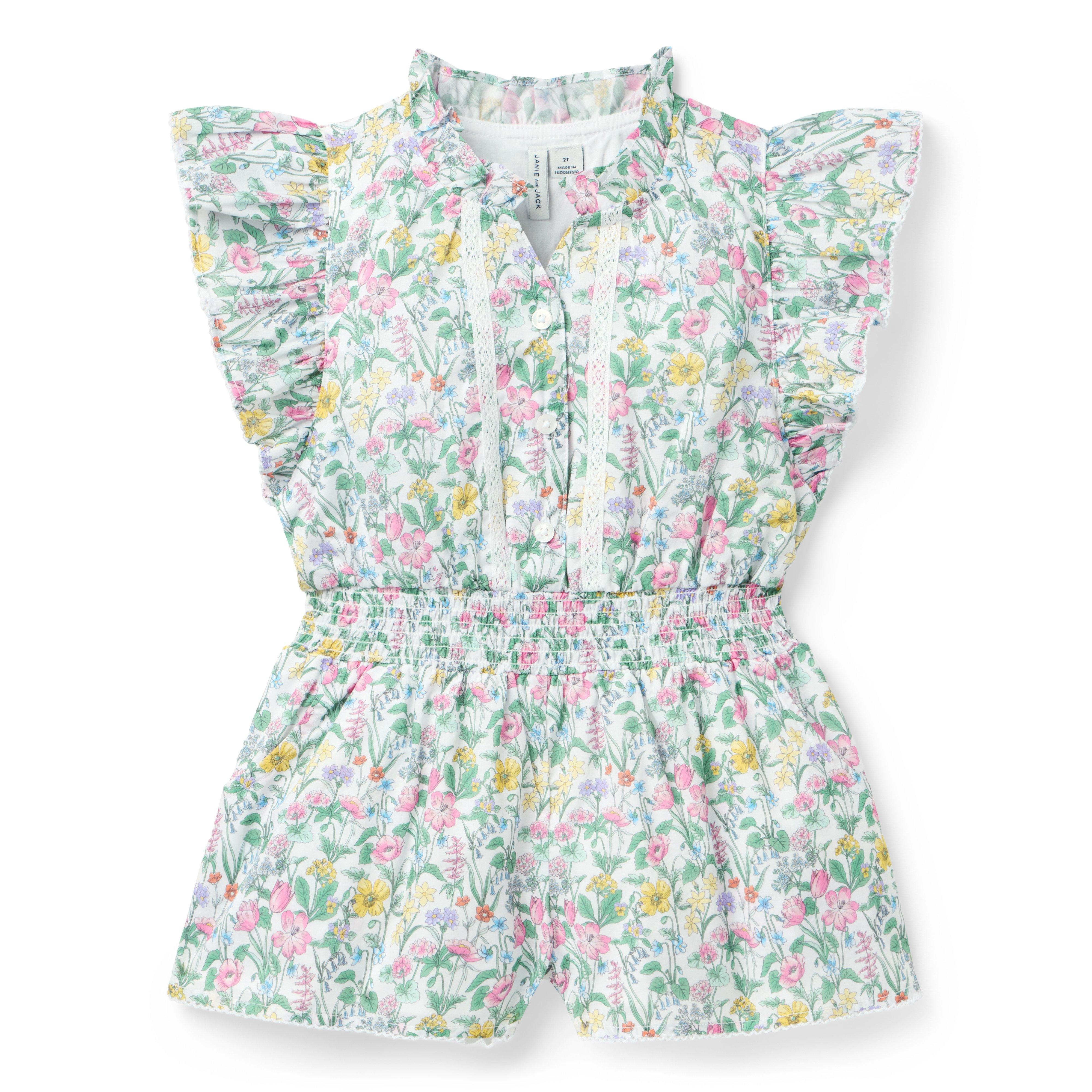 Floral Ruffle Romper