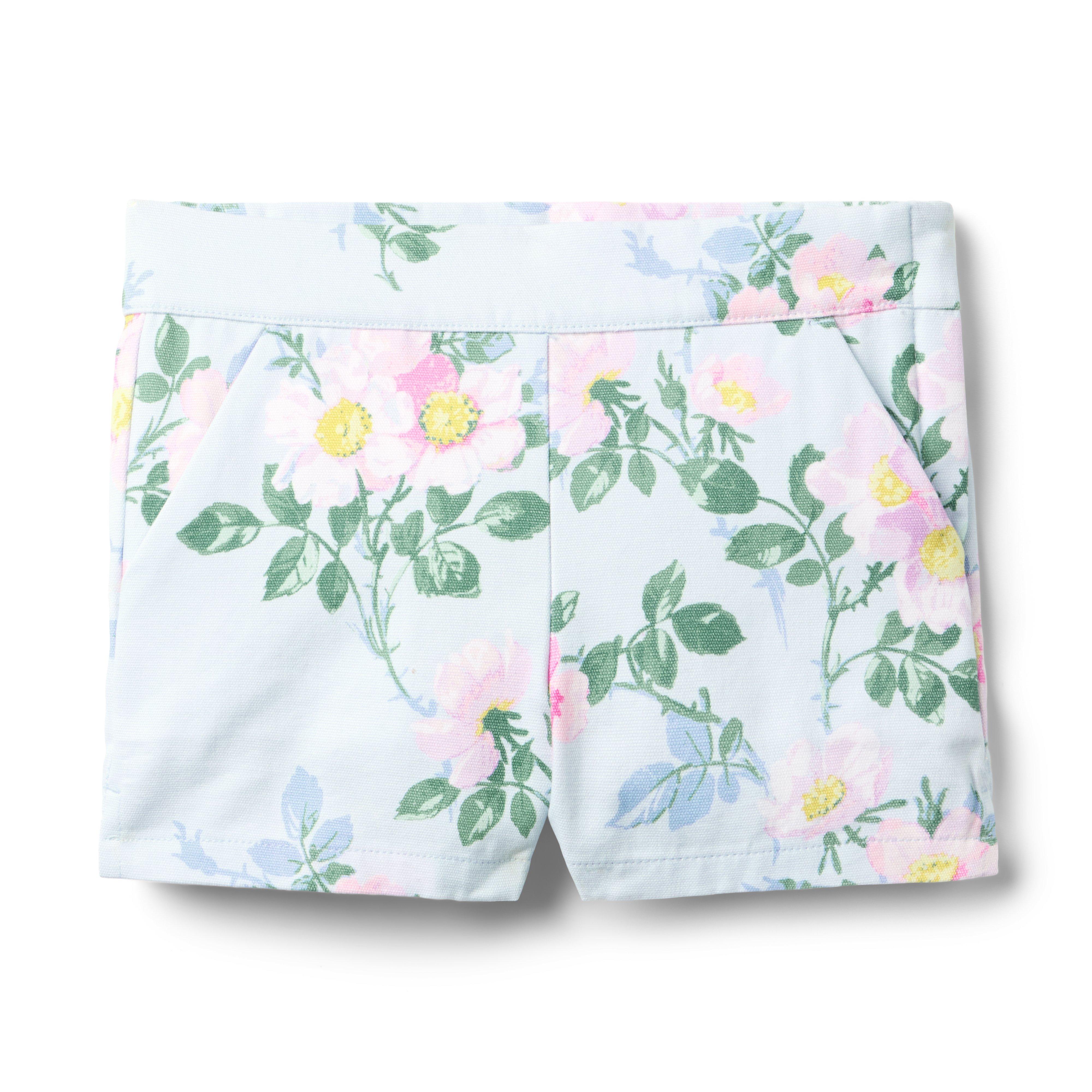 Floral Canvas Short
