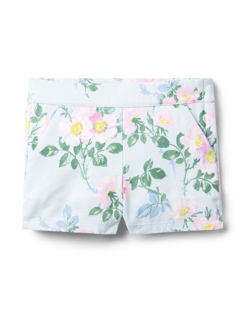 Floral Canvas Short
