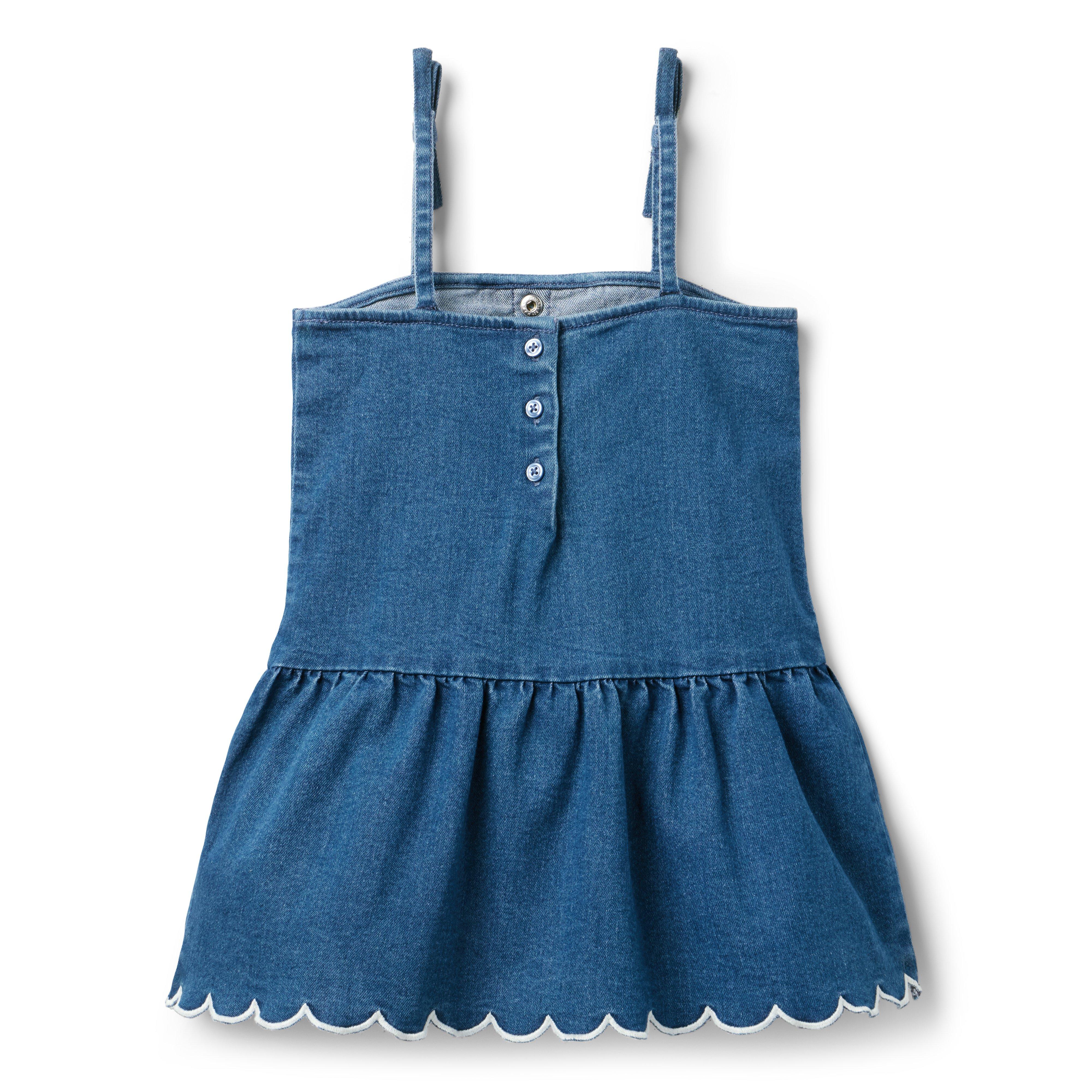 The Chambray Ruffle Dress image number 2