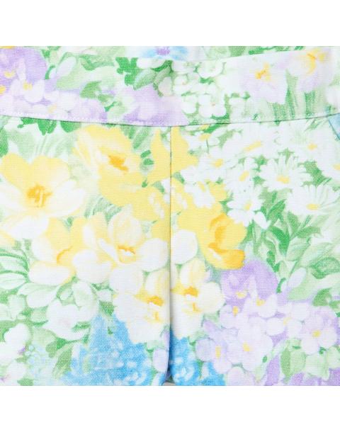 Floral Canvas Short