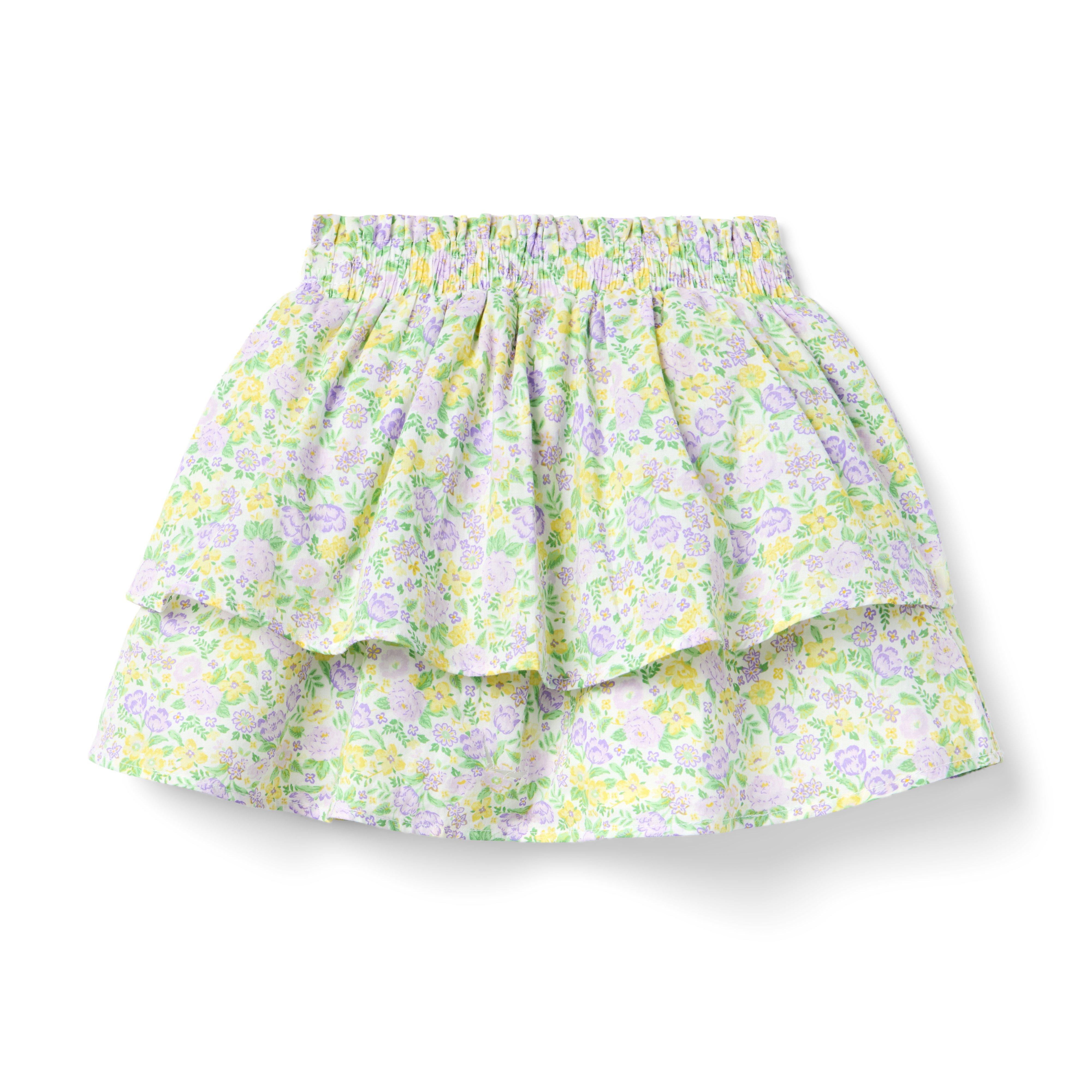 Floral Tiered Skirt image number 2