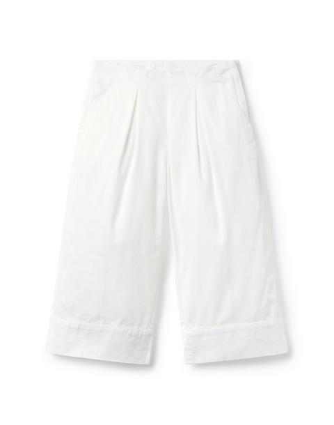 Wide Leg Twill Pant