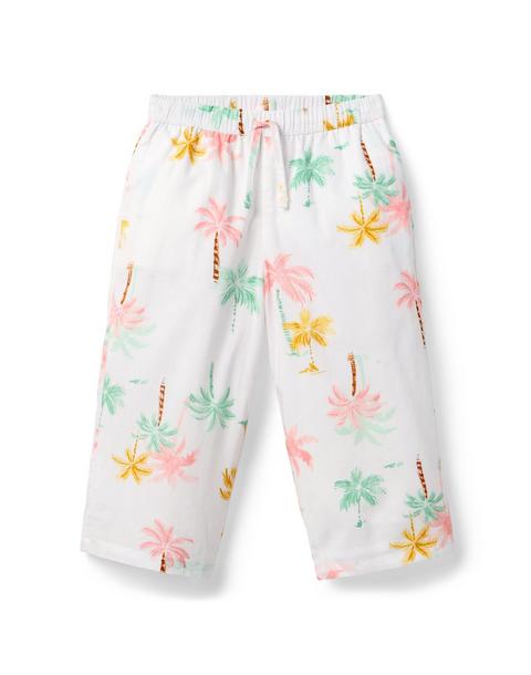 Palm Tree Wide Leg Pant