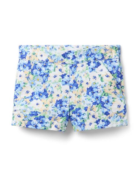 Floral Canvas Short