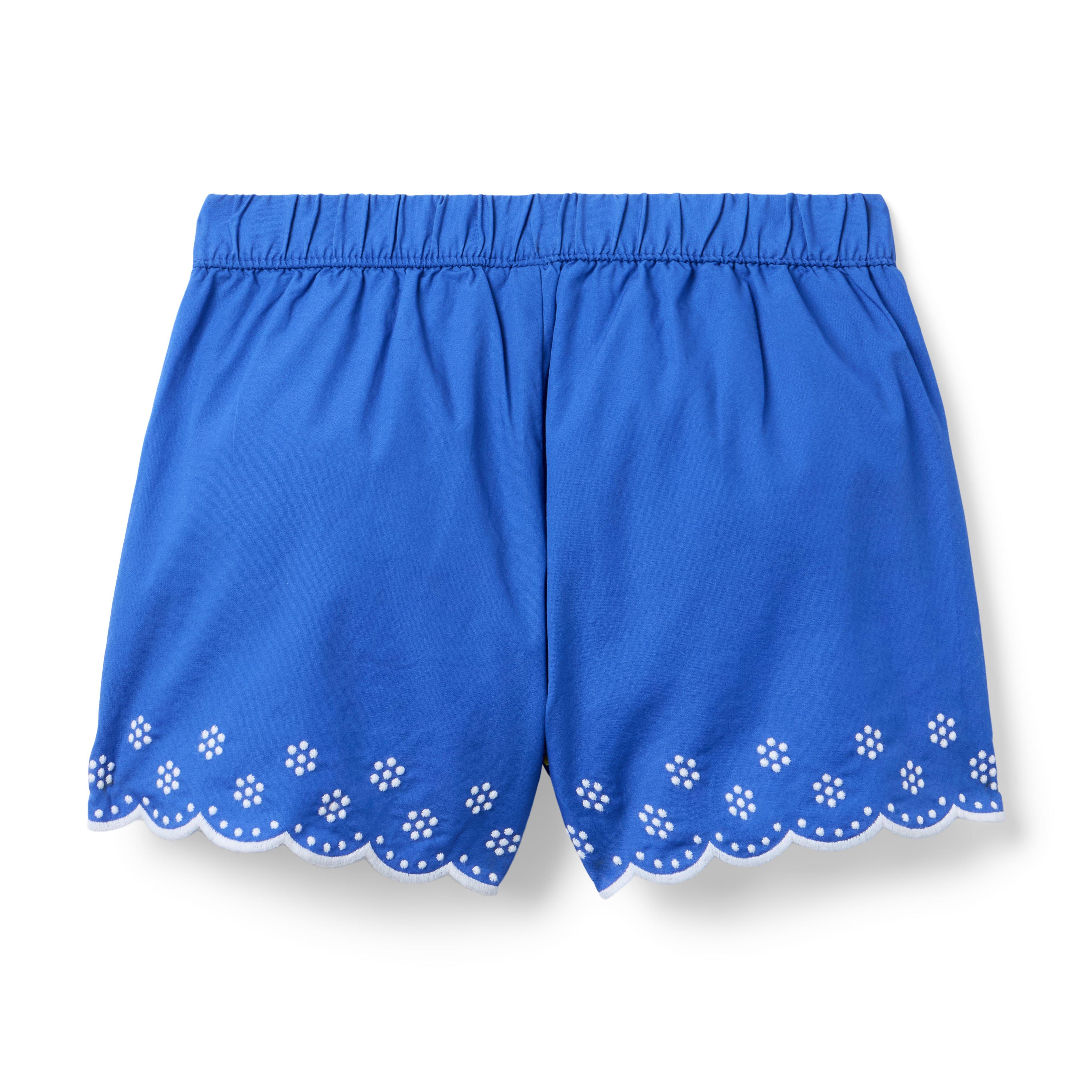 Embroidered Floral Hem Short image number 2