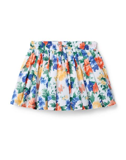 Floral Pleated Skort
