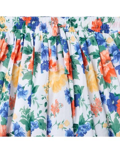 Floral Pleated Skort