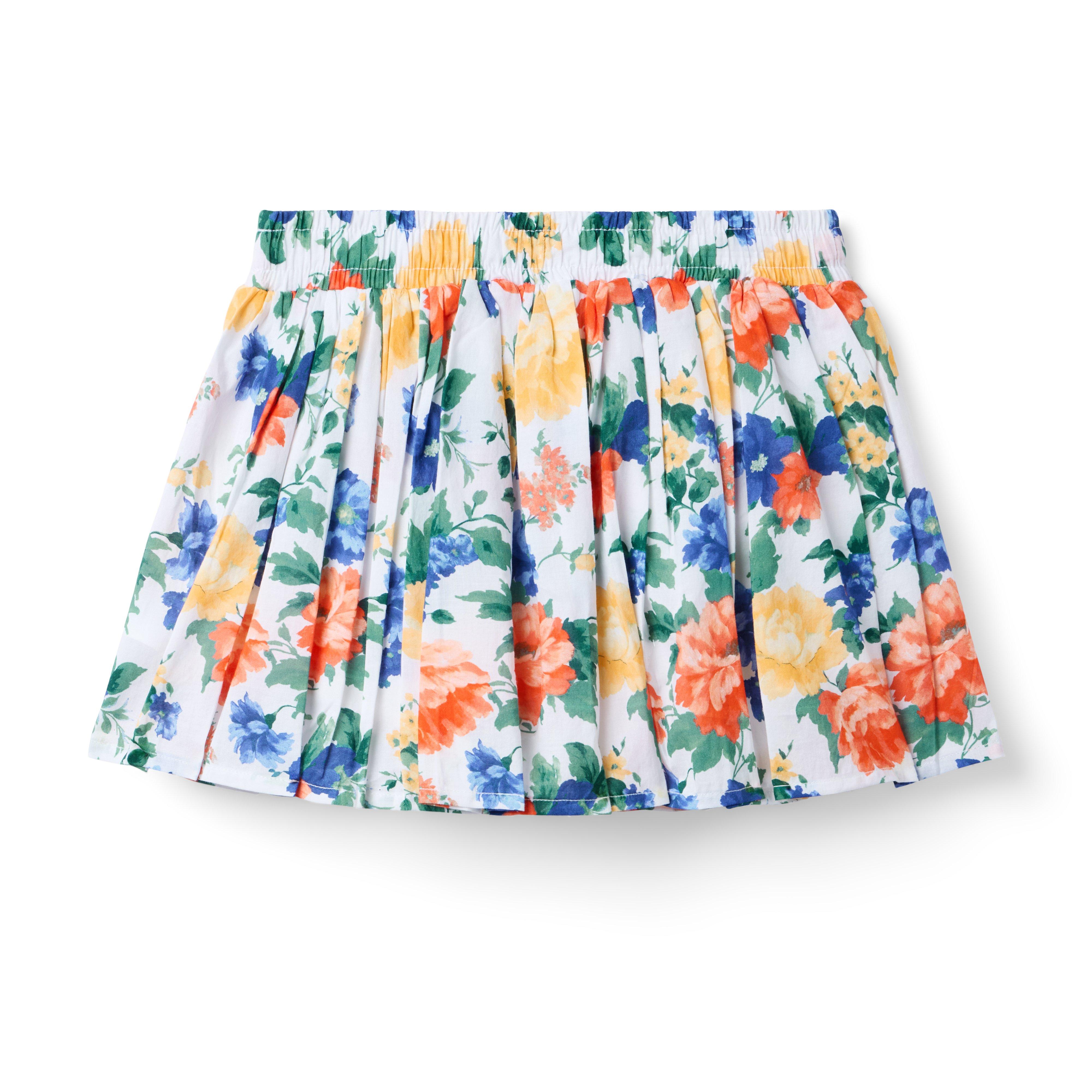 Floral Pleated Skort image number 2