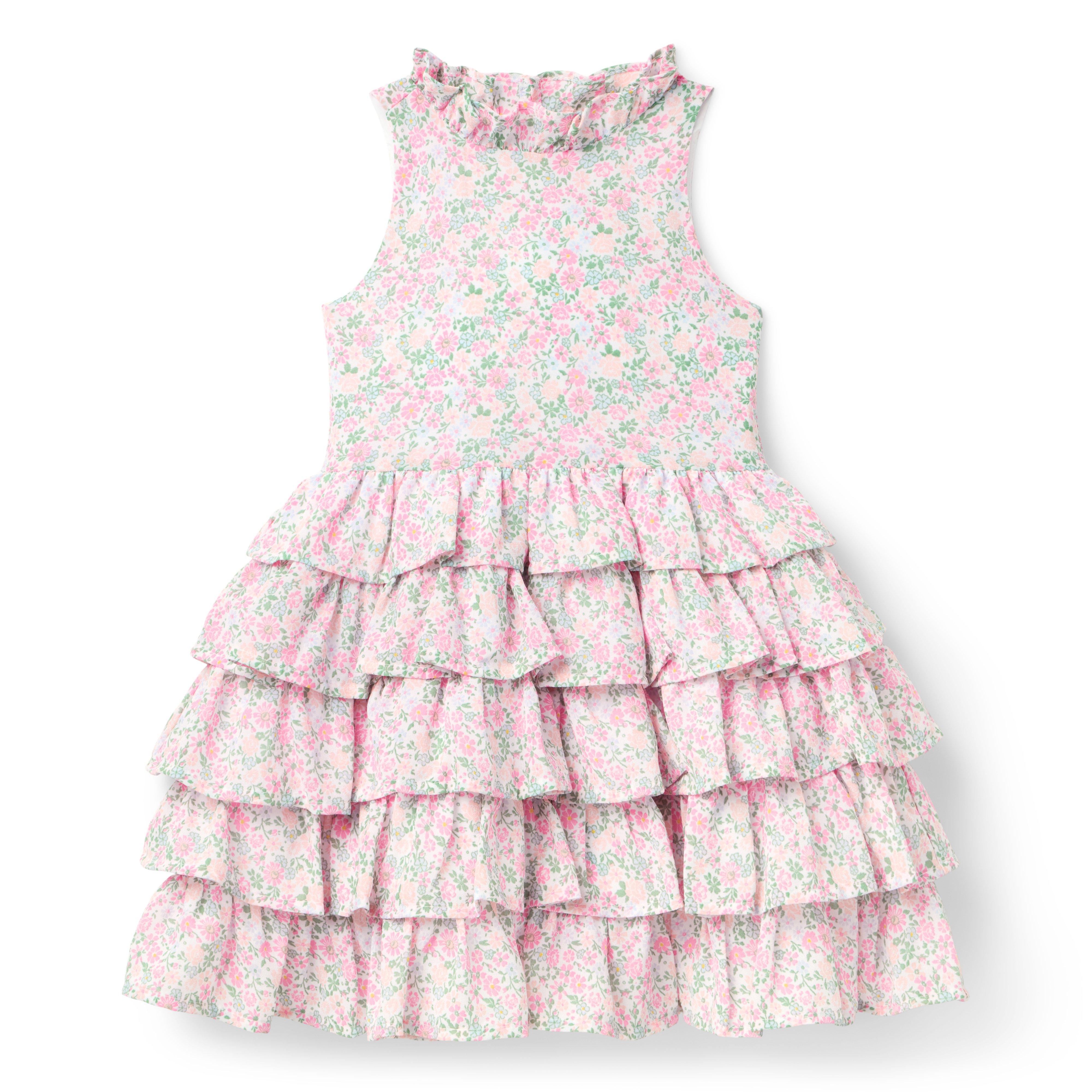 Ditsy Floral Tiered Ruffle Dress