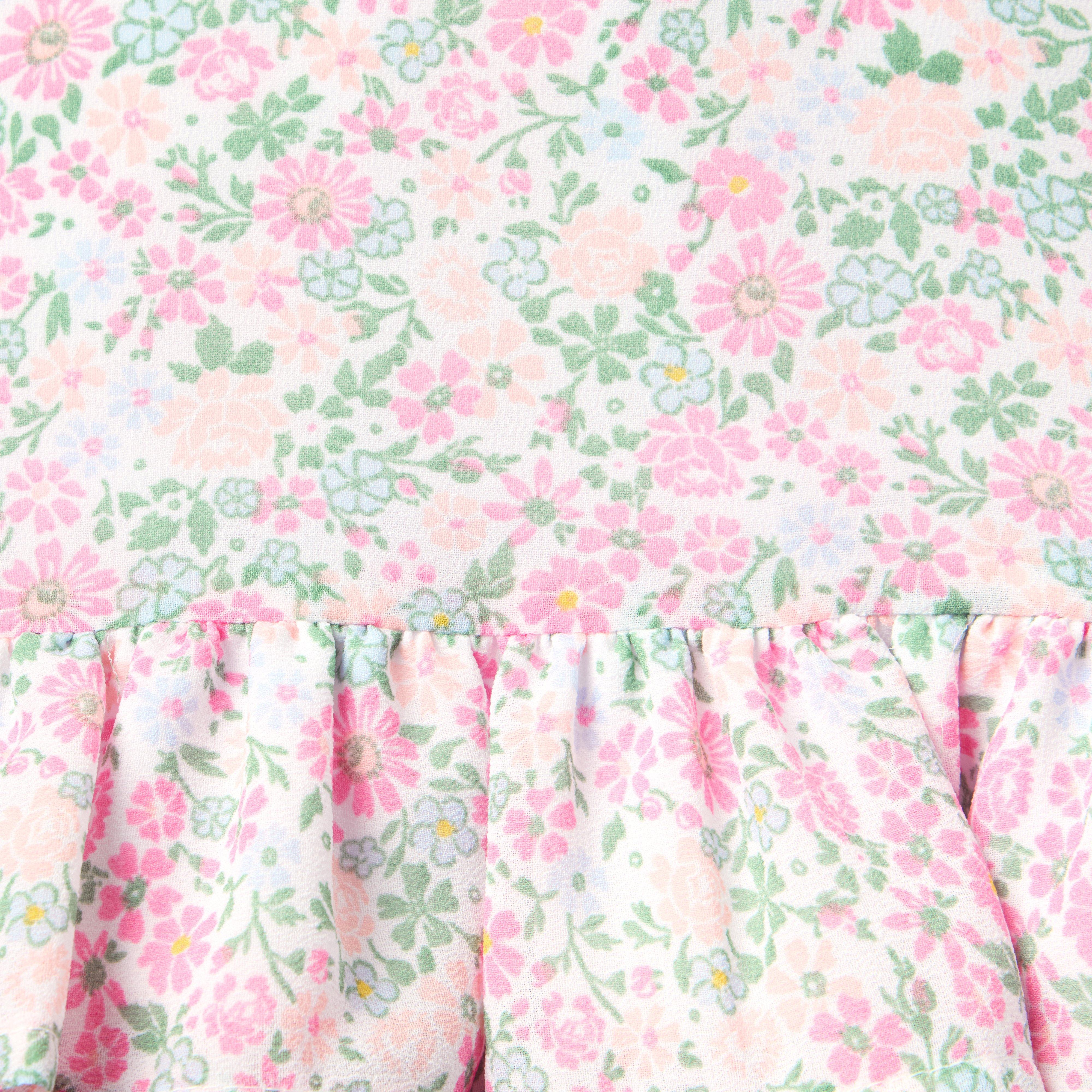 Ditsy Floral Tiered Ruffle Dress image number 1