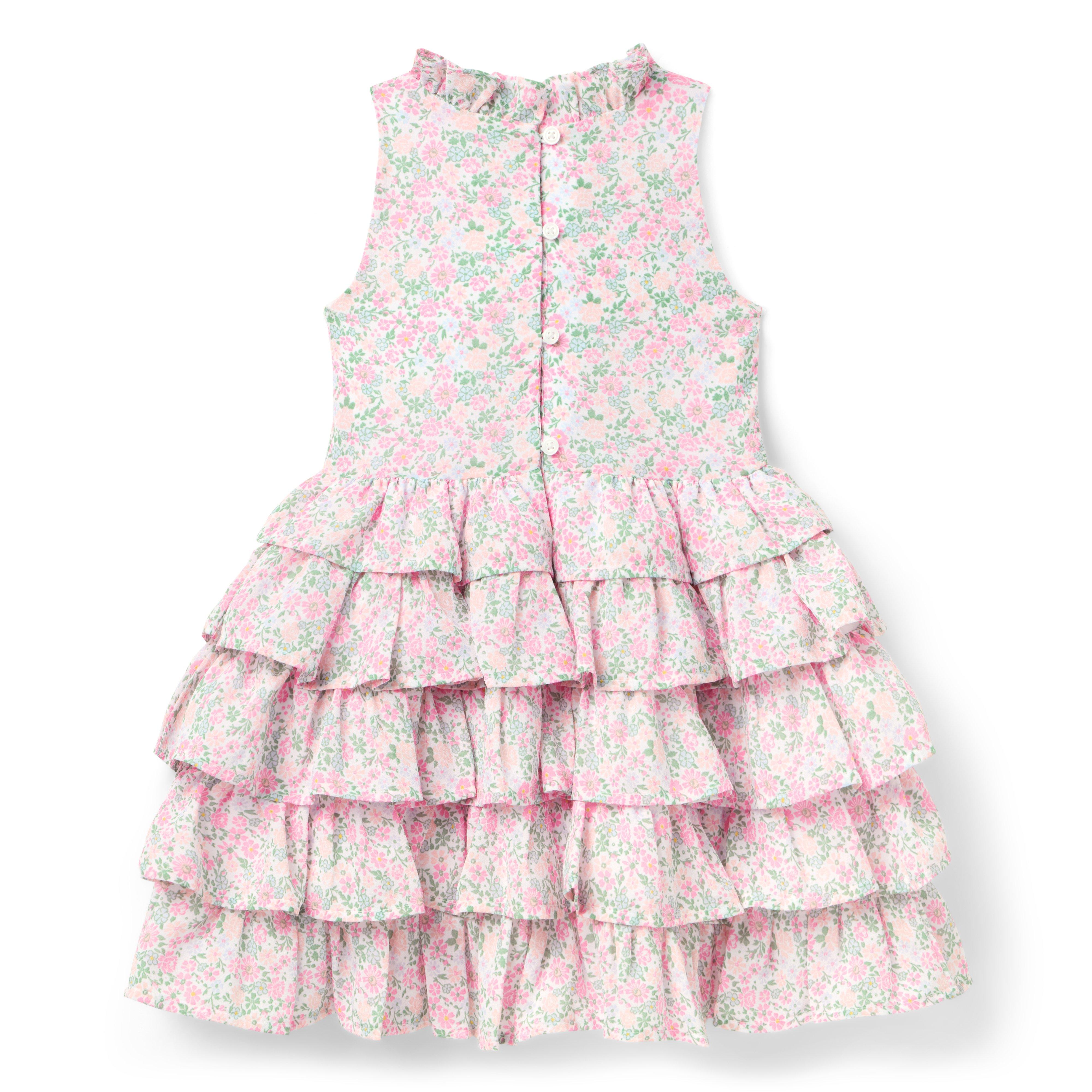 Ditsy Floral Tiered Ruffle Dress image number 2