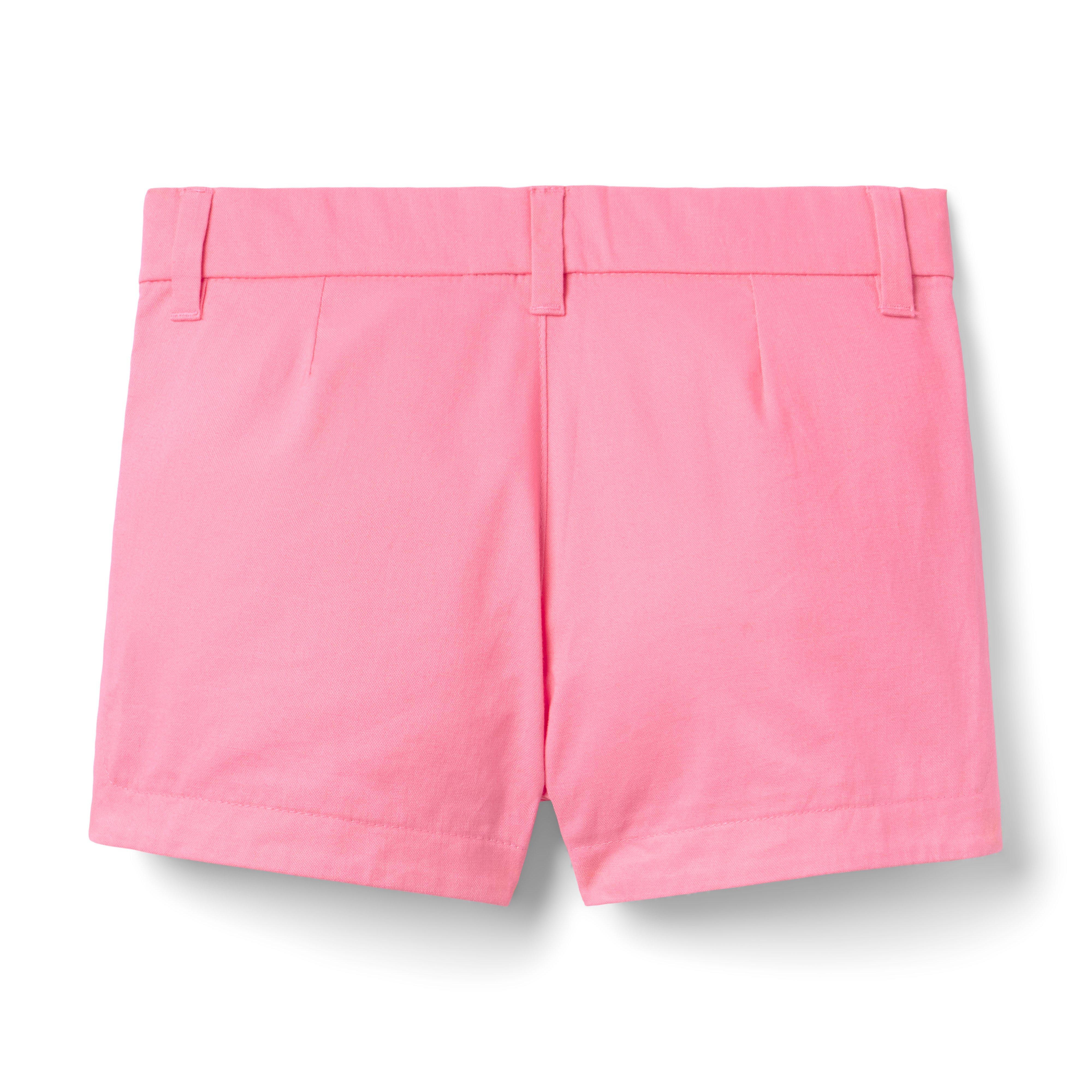 Crochet Trim Canvas Short image number 1