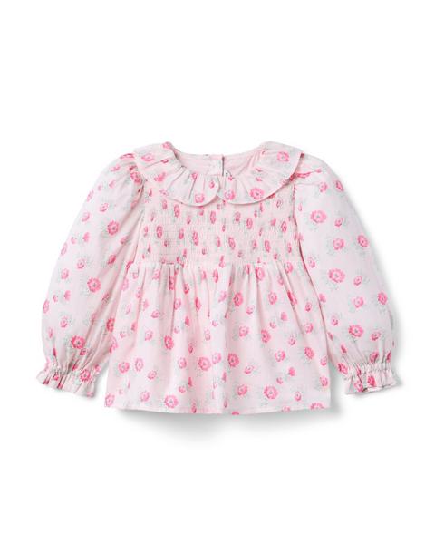 Floral Smocked Top