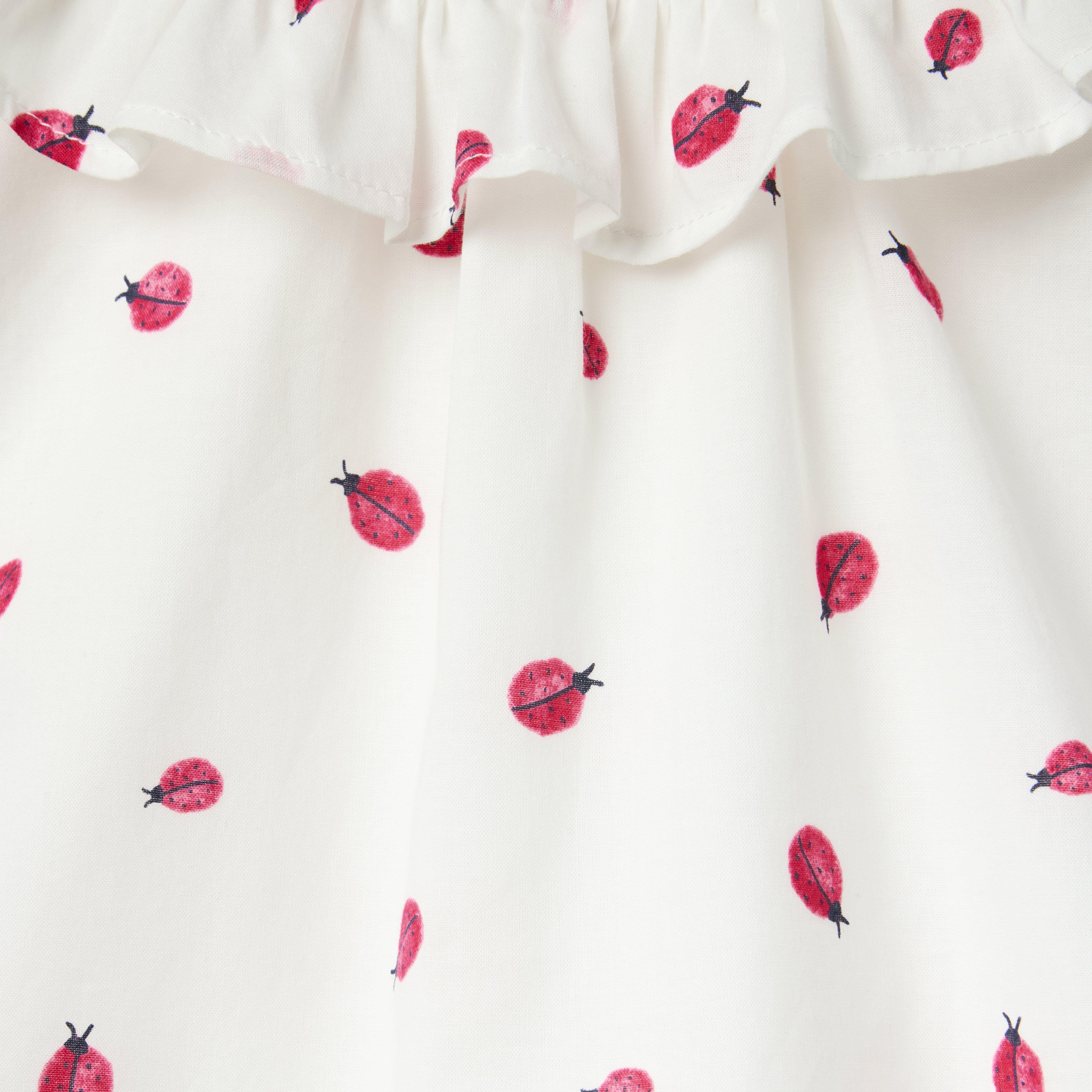 Ladybug Ruffle Top image number 1