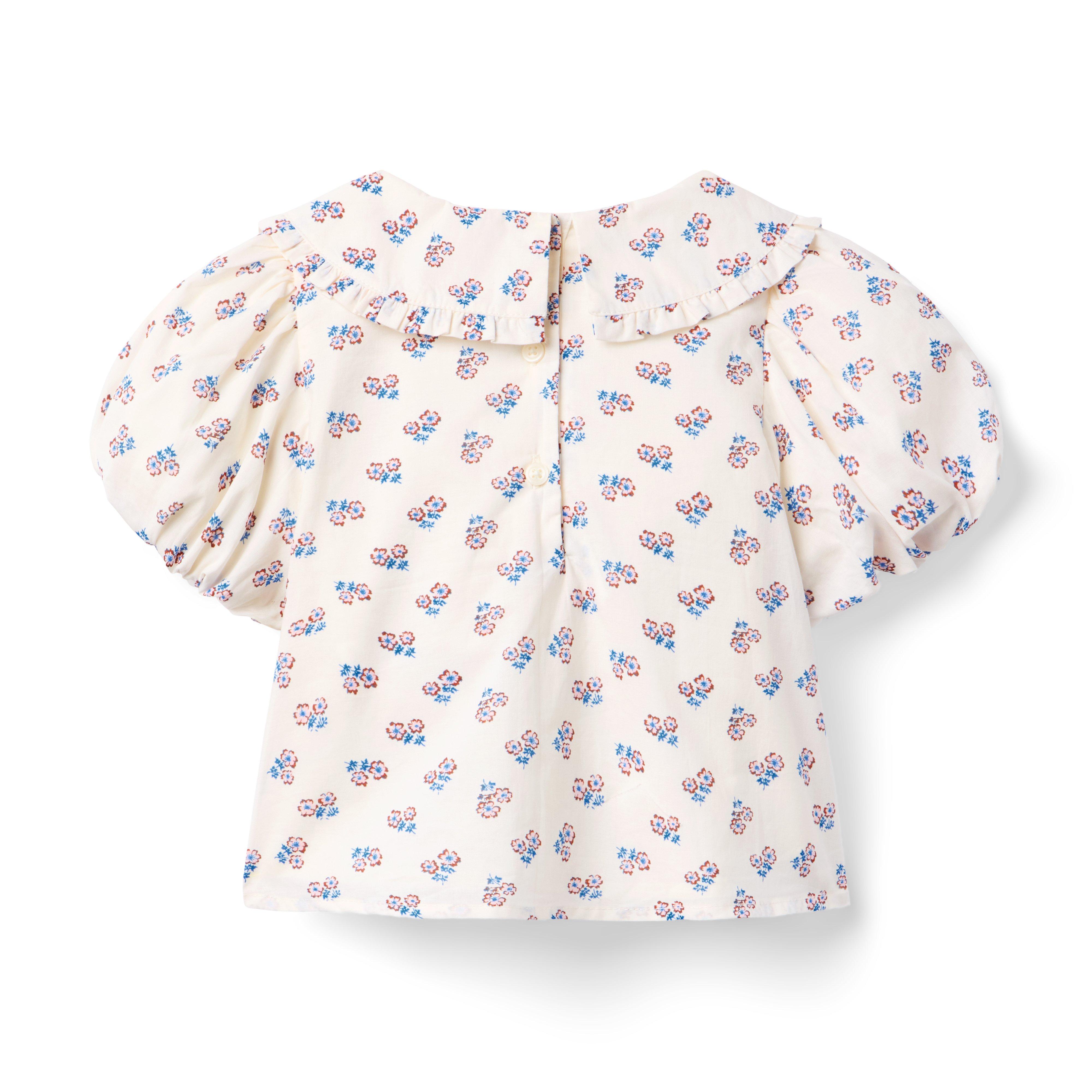 Ditsy Floral Collared Top image number 1