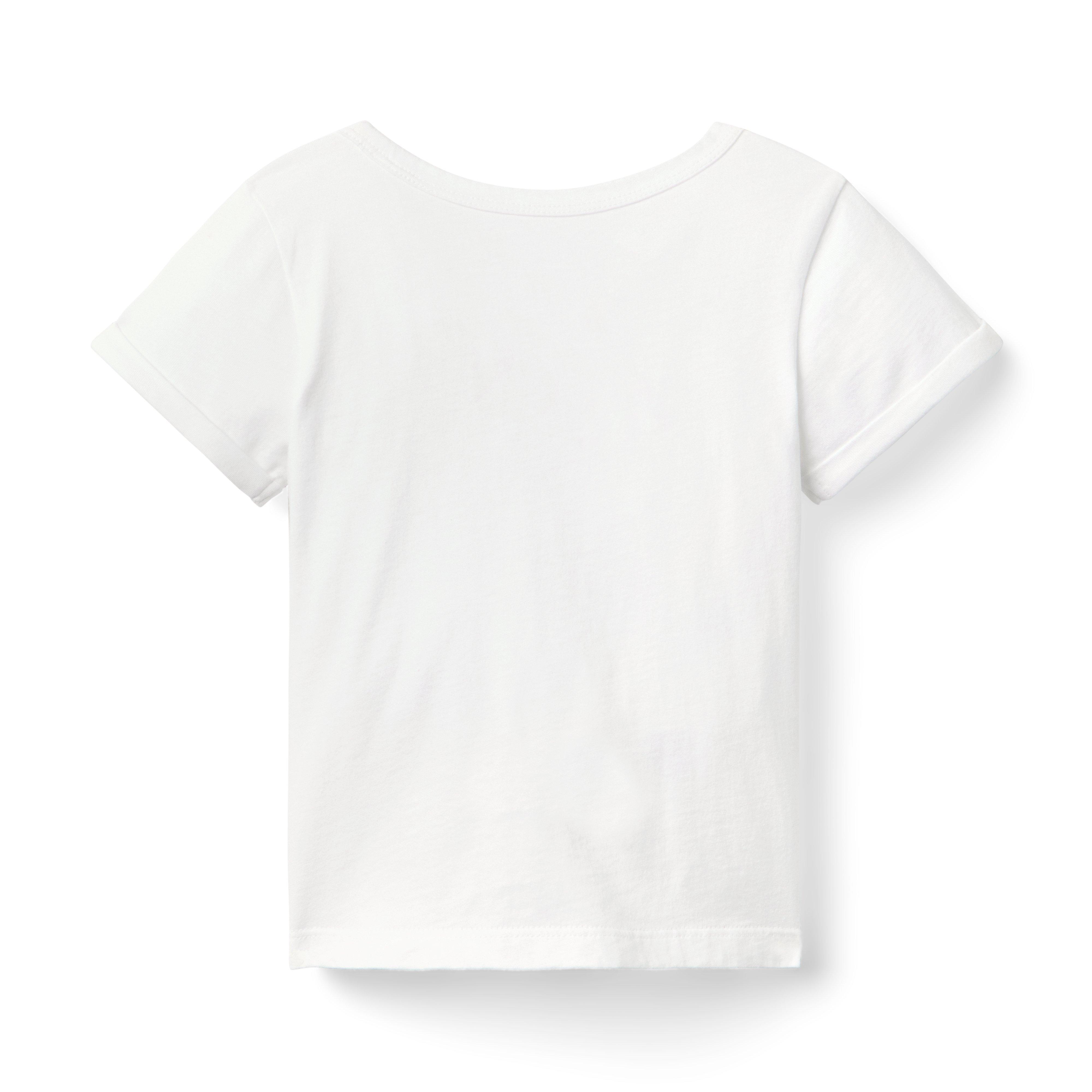 Embroidered Floral Tee image number 1