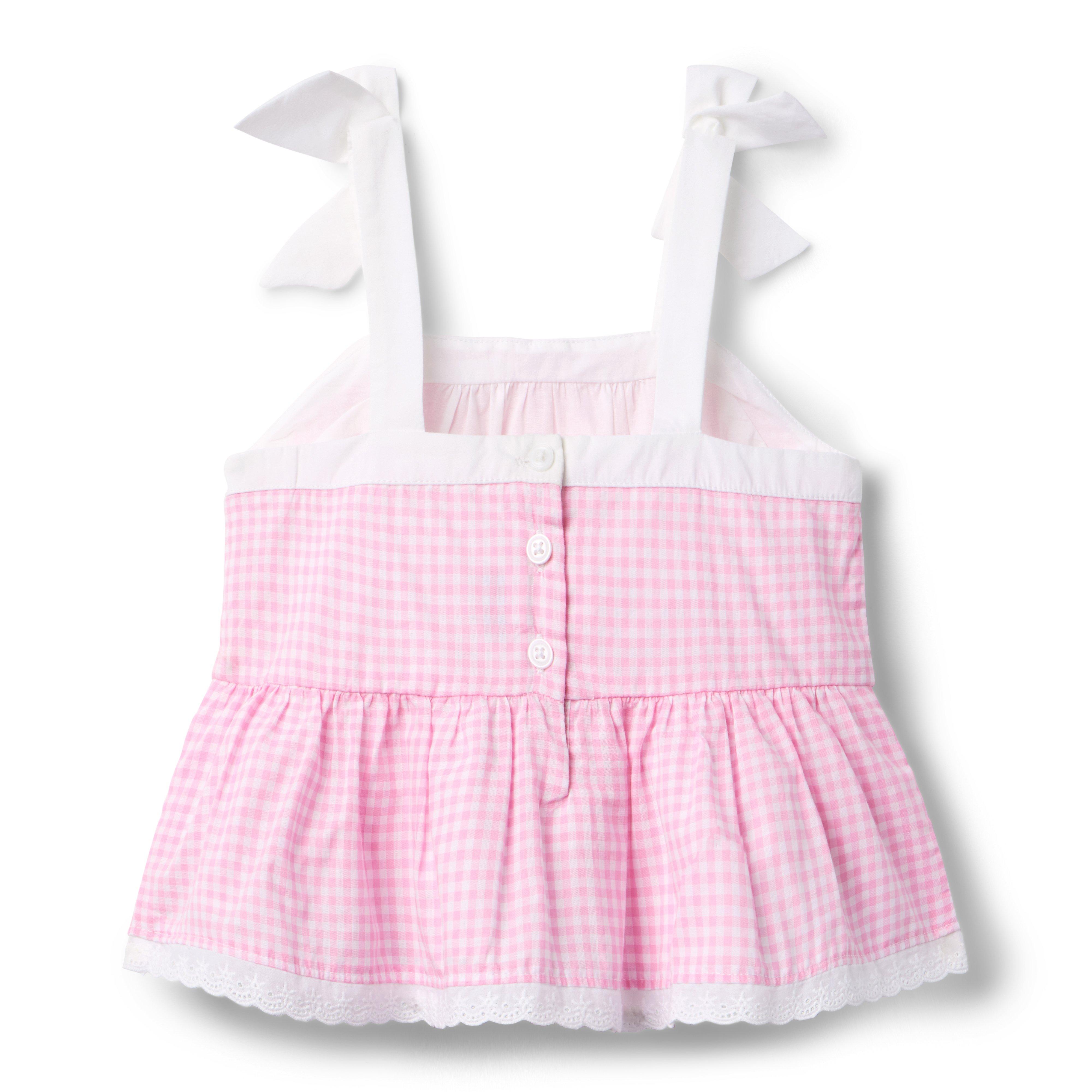 Gingham Peplum Top image number 2