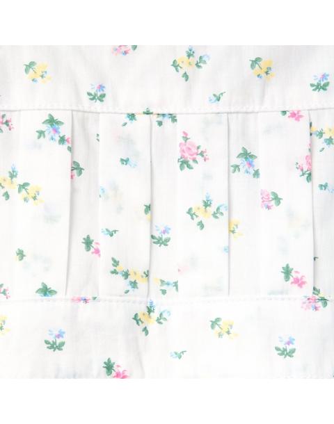 Floral Puff Sleeve Peplum Top