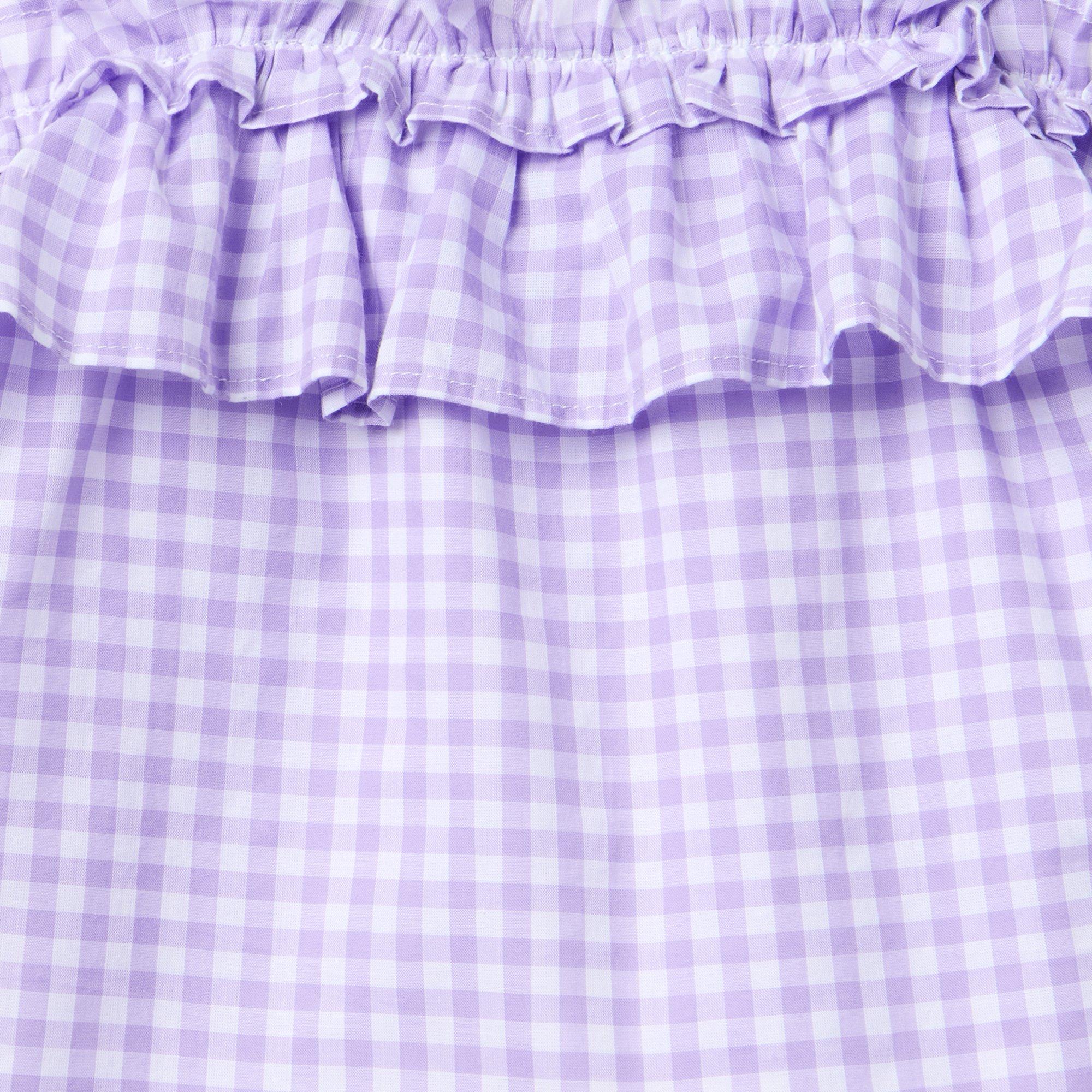 Gingham Ruffle Top image number 1