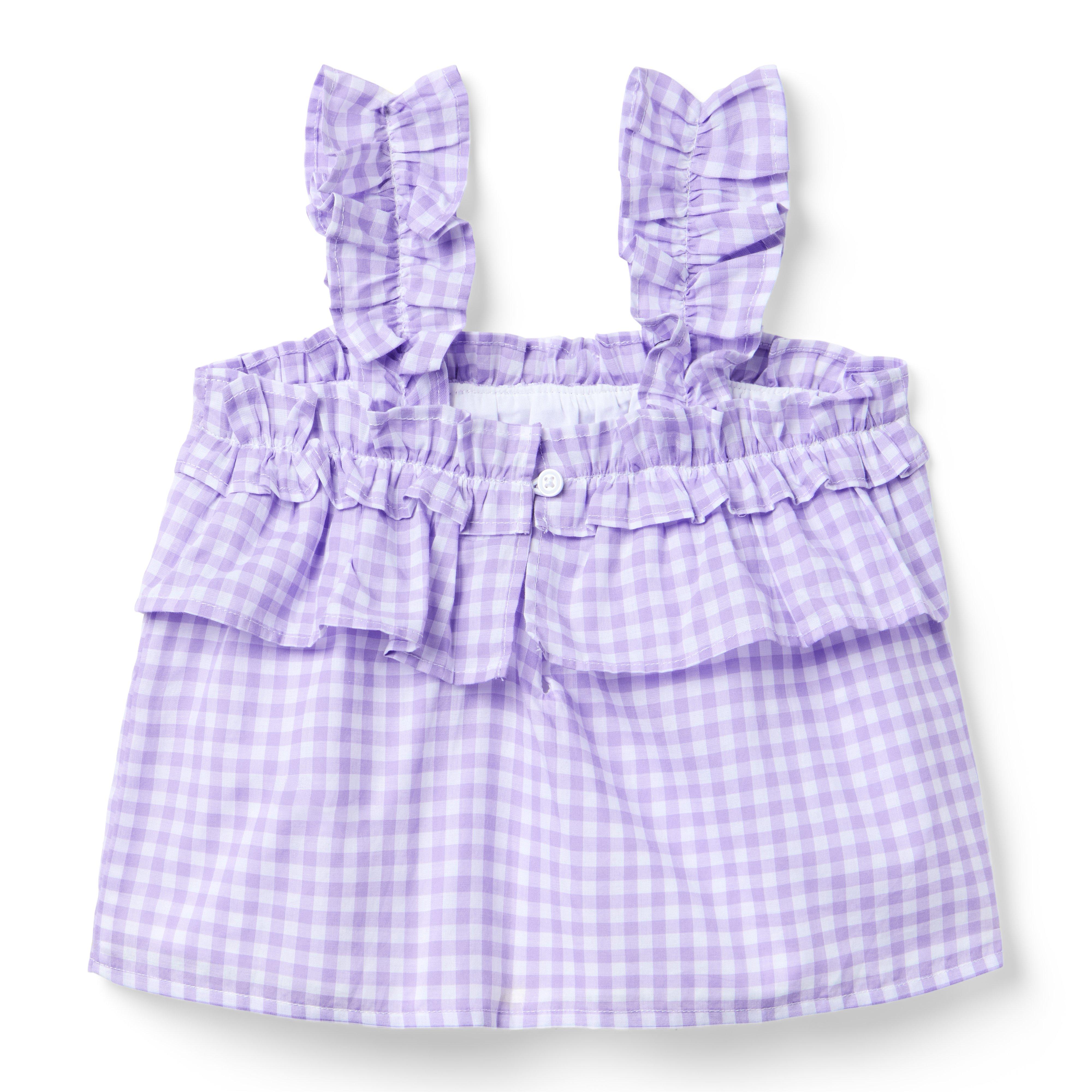 Gingham Ruffle Top image number 2
