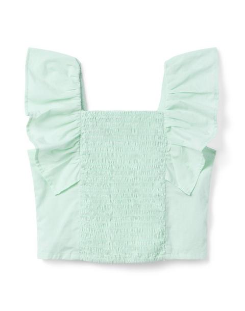 Smocked Ruffle Top