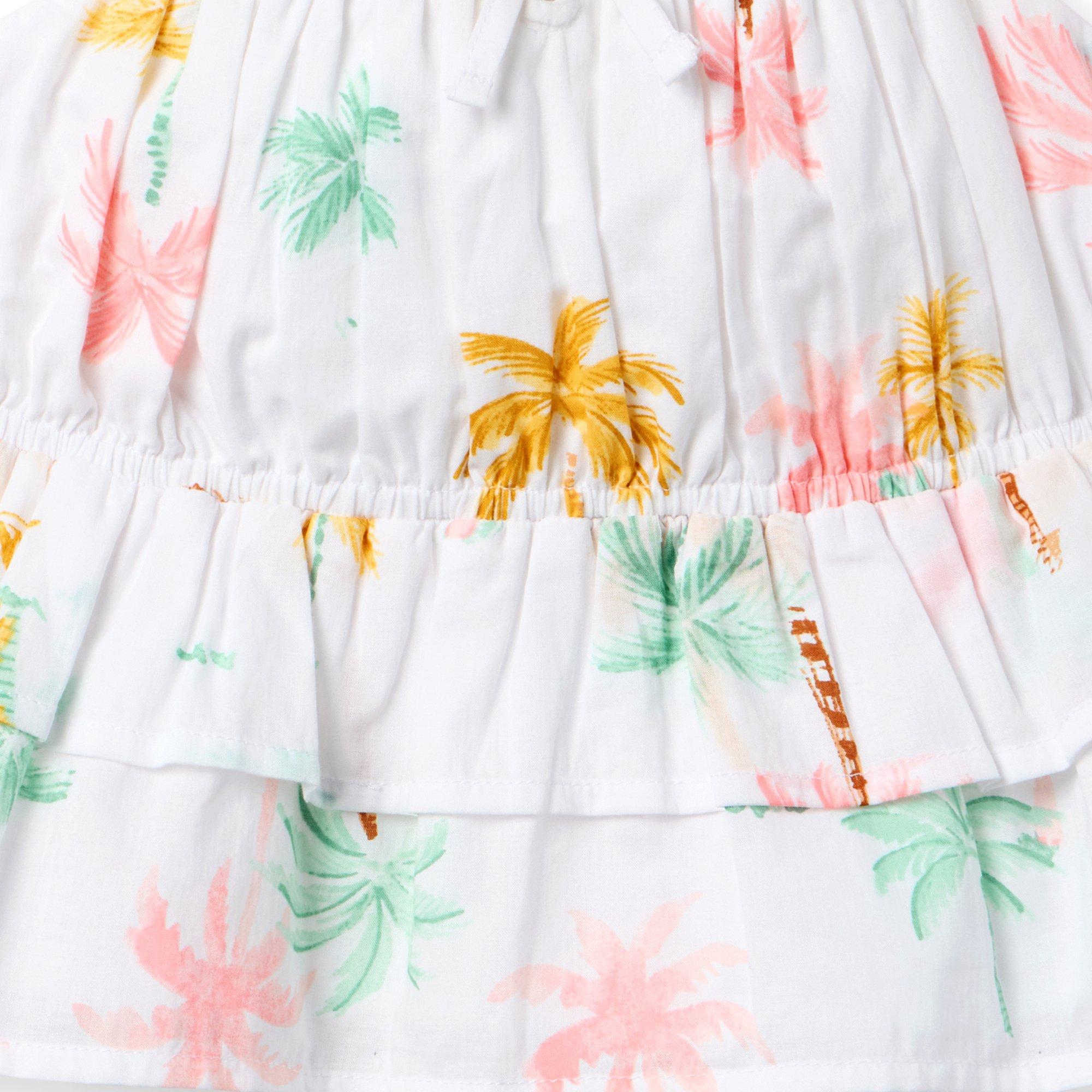 Palm Tree Ruffle Top image number 2