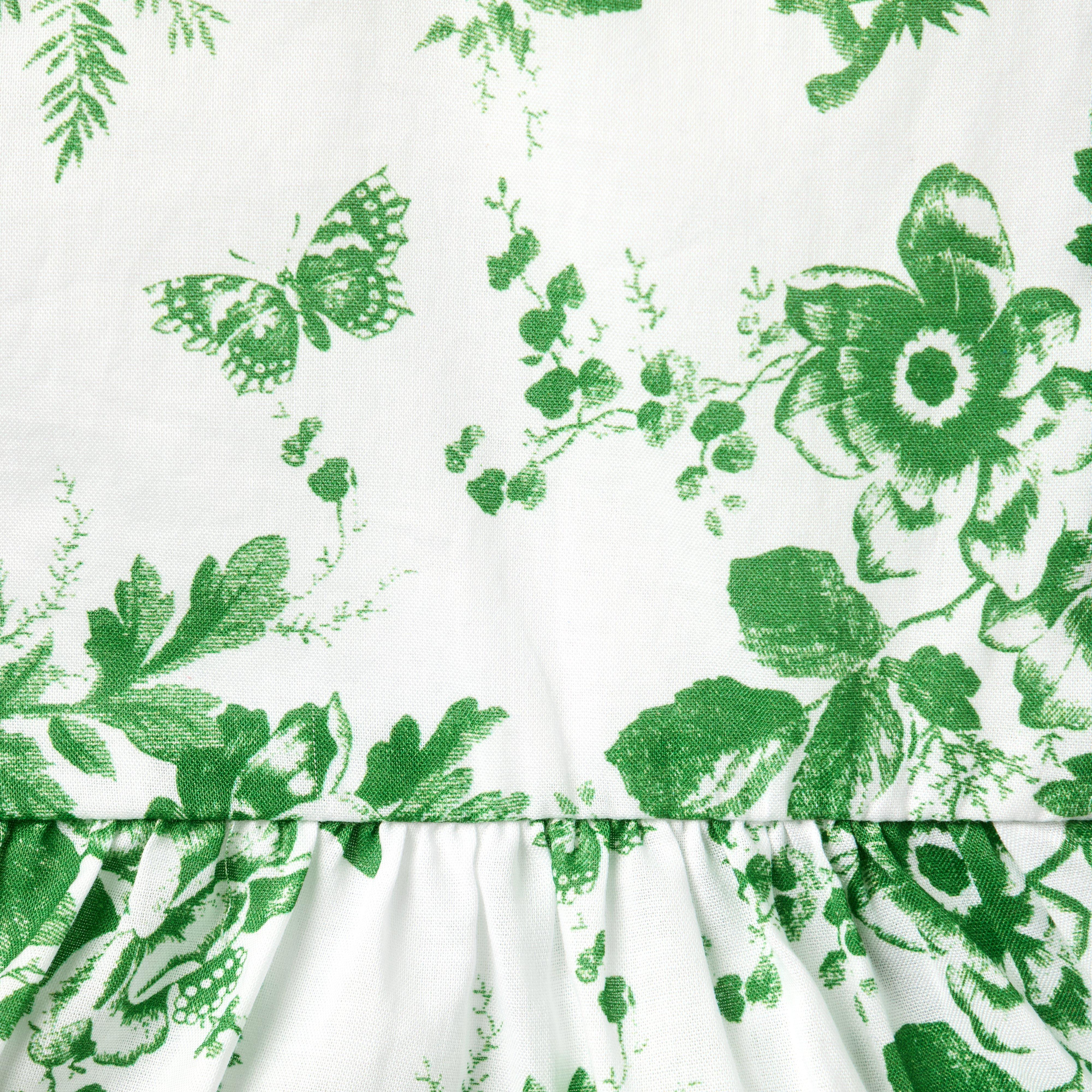 Floral Toile Pintuck Top image number 1