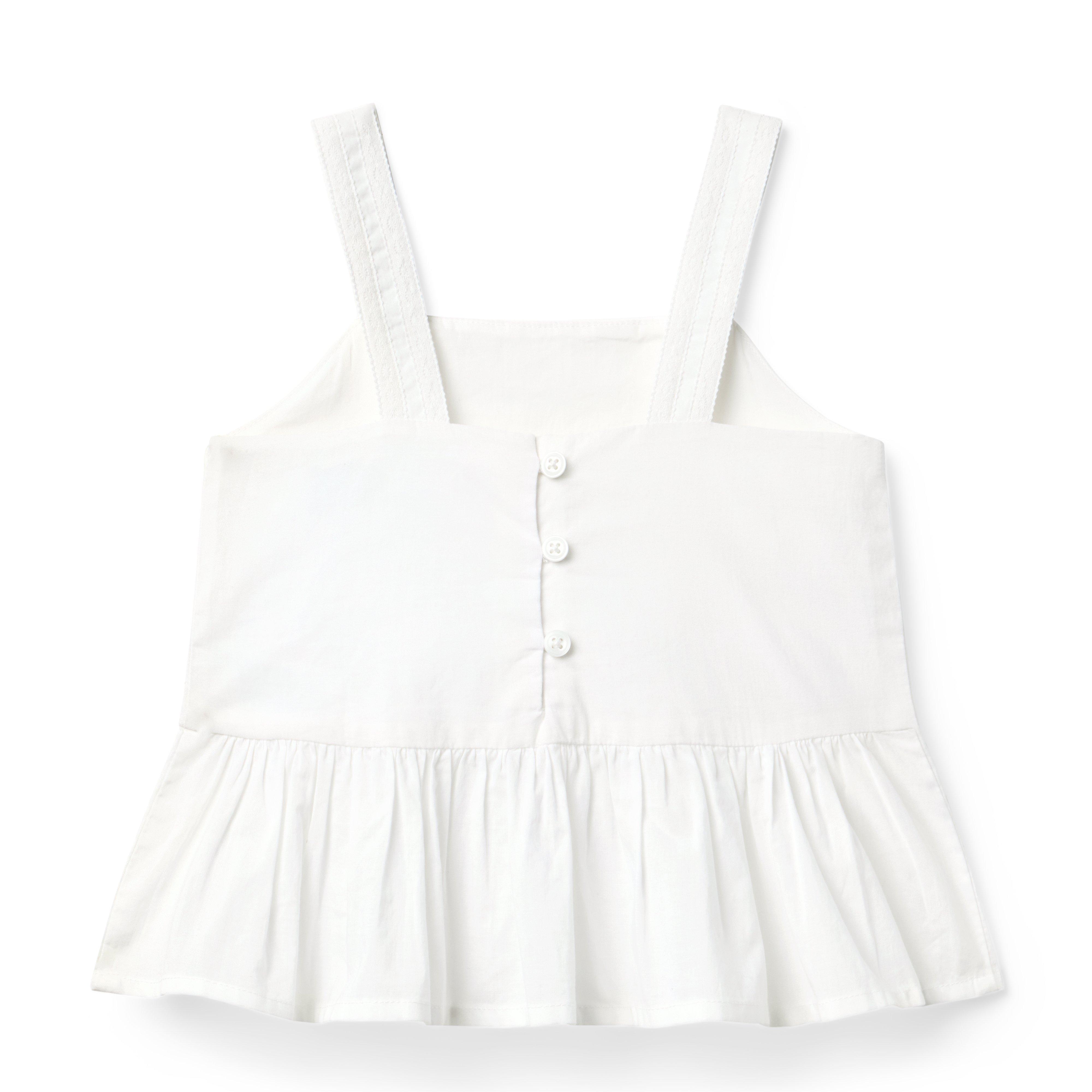 Pintuck Peplum Top image number 1