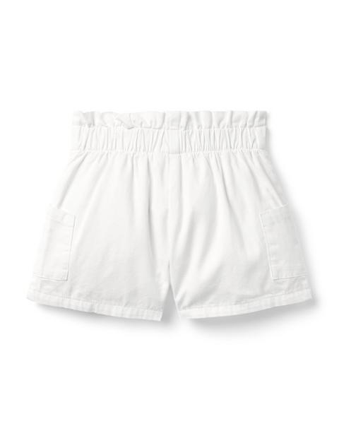 Twill Paperbag Waist Short