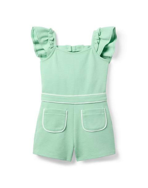 Ruffle Sleeve Romper