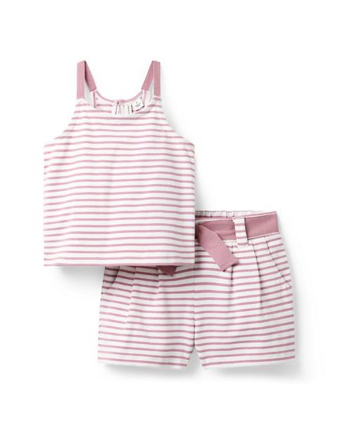 Striped Racerback Matching Set