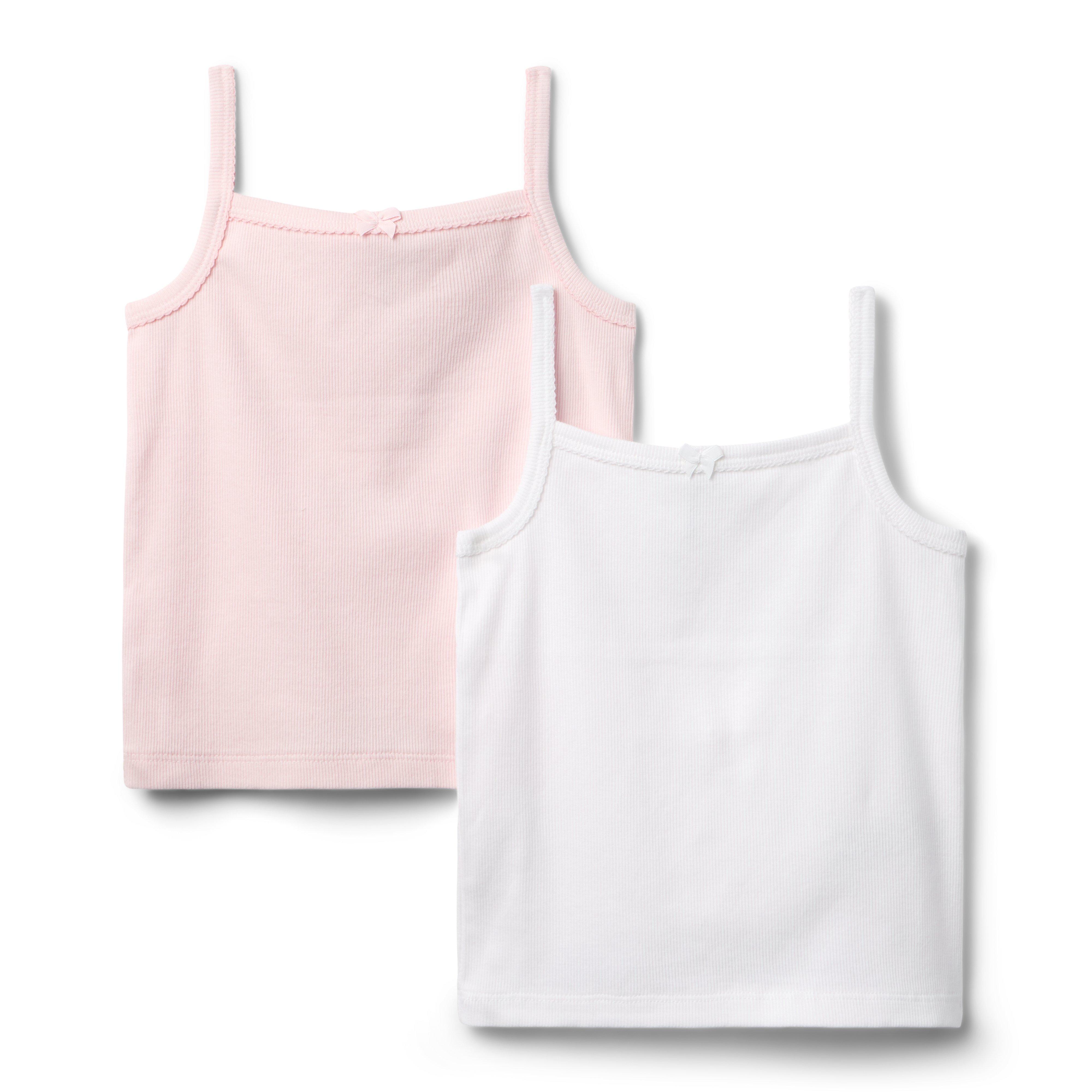 Ribbed Bow Camisole 2-Pack