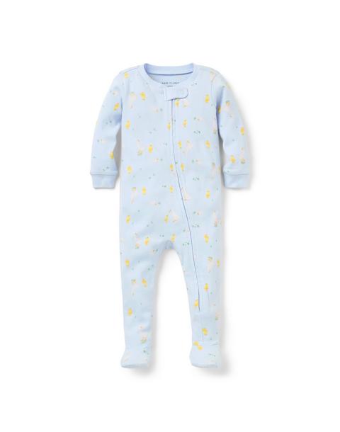 Baby Organic Cotton Duckling Footed Pajama