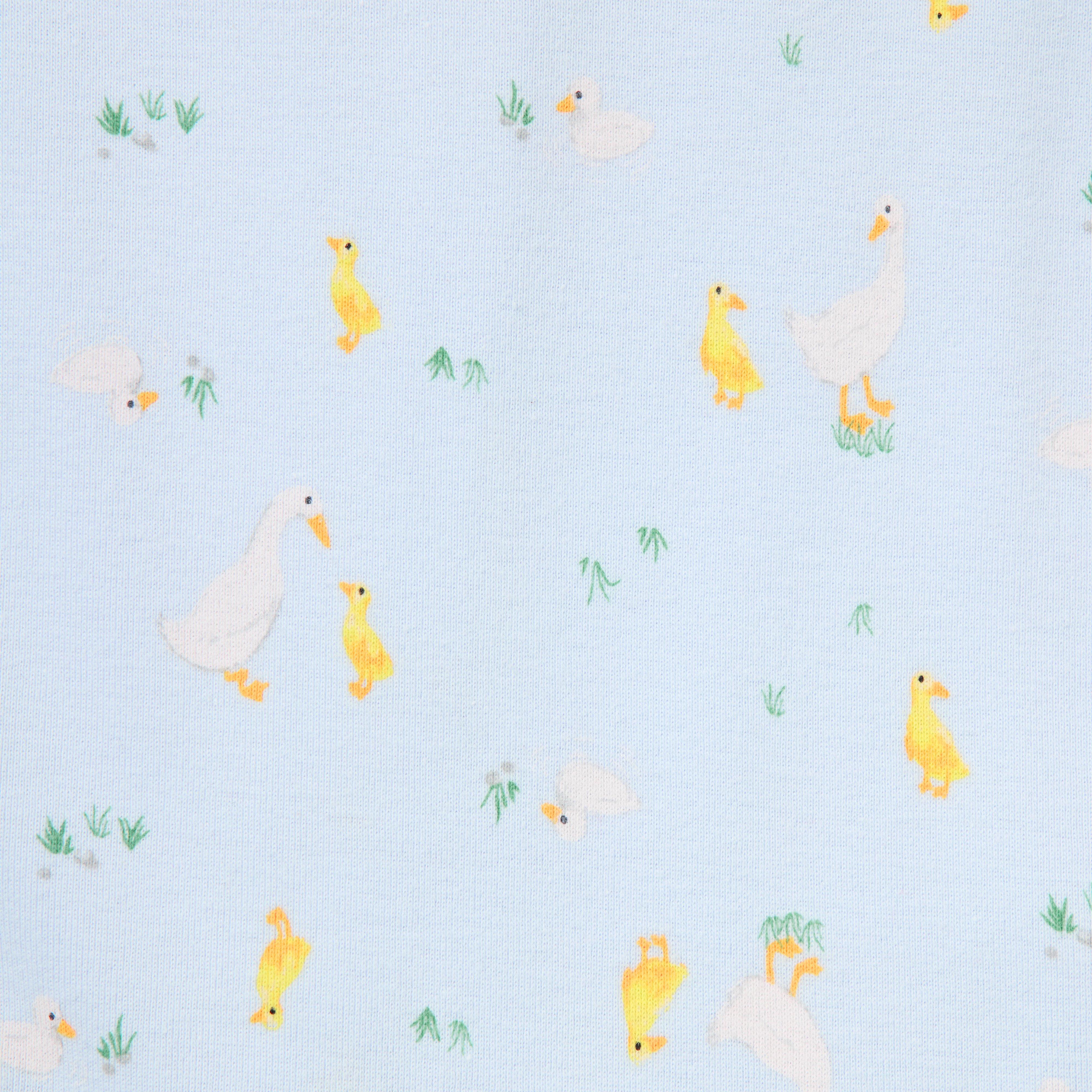 Baby Good Night Footed Pajama In Duckling image number 1