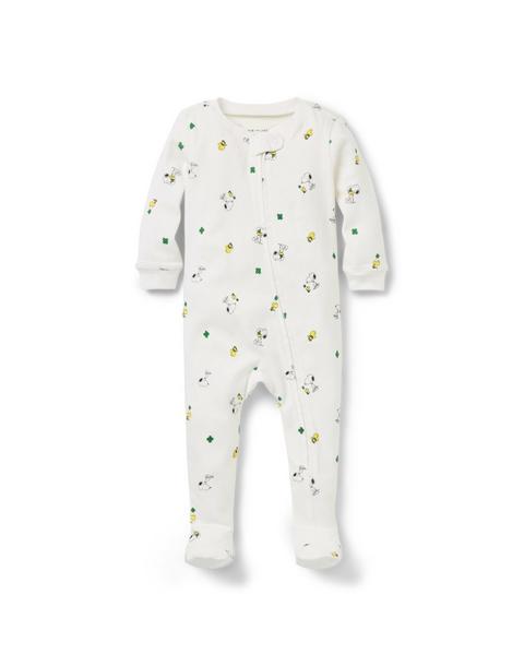 Baby Organic Cotton St. Patrick's Day Footed Pajama